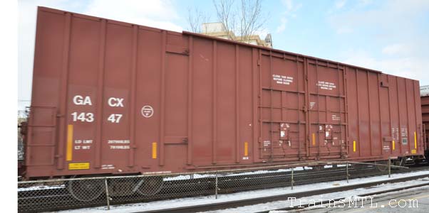 Car/wagon GACX14347 right side / coté droit